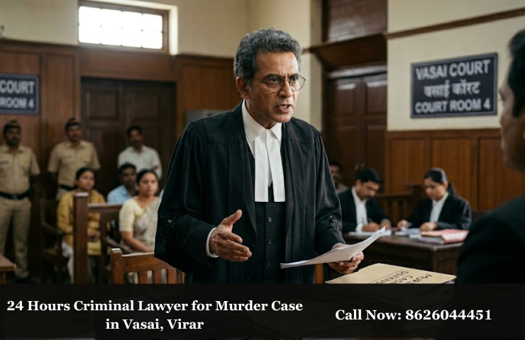 24 Hours Criminal Lawyer for Murder Case in Vasai, Virar