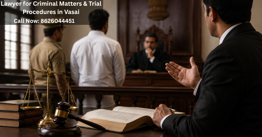 Lawyer for Criminal Matters & Trial Procedures in Vasai
