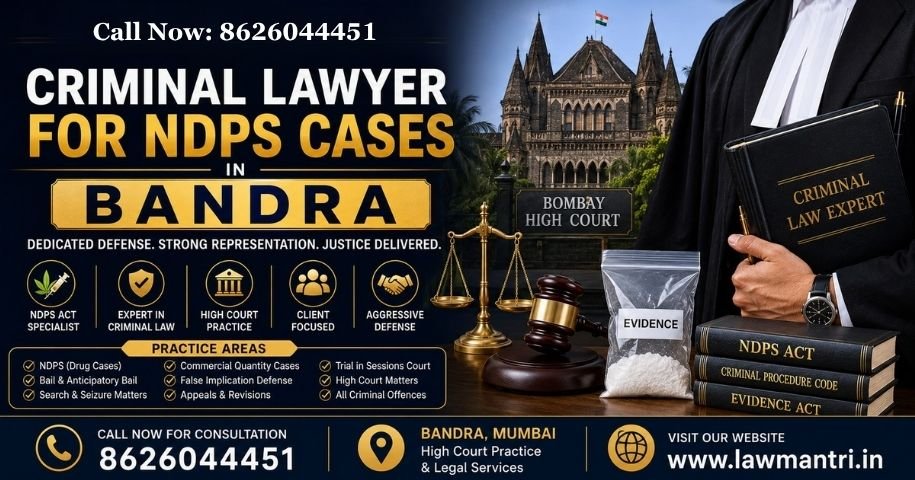 Criminal Lawyer for NDPS Cases in Bandra