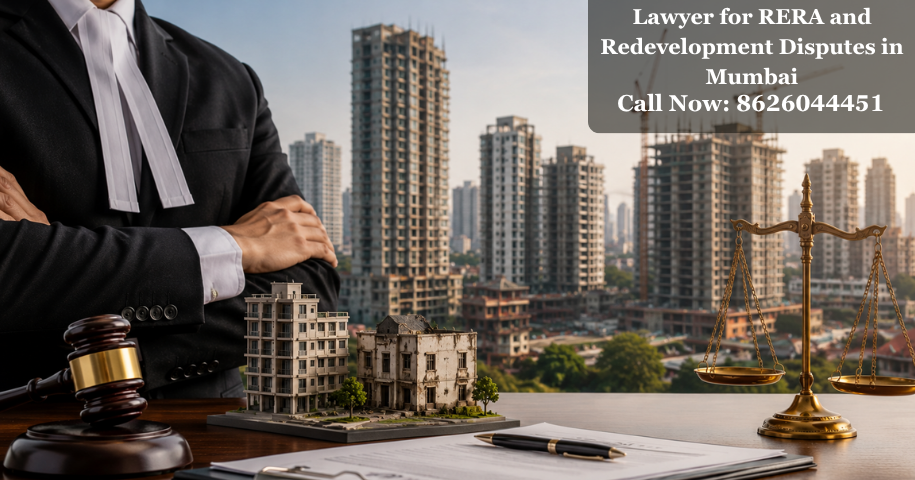 Lawyer for RERA and Redevelopment Disputes in Mumbai