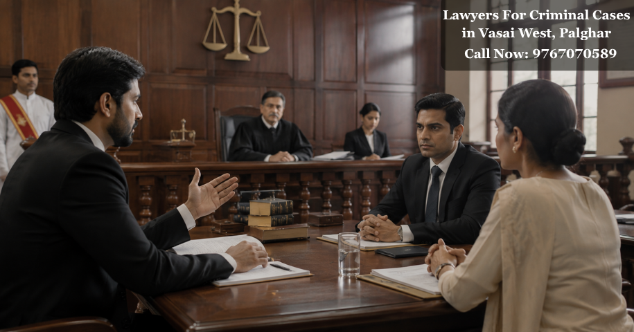 Lawyers For Criminal Cases in Vasai West, Palghar