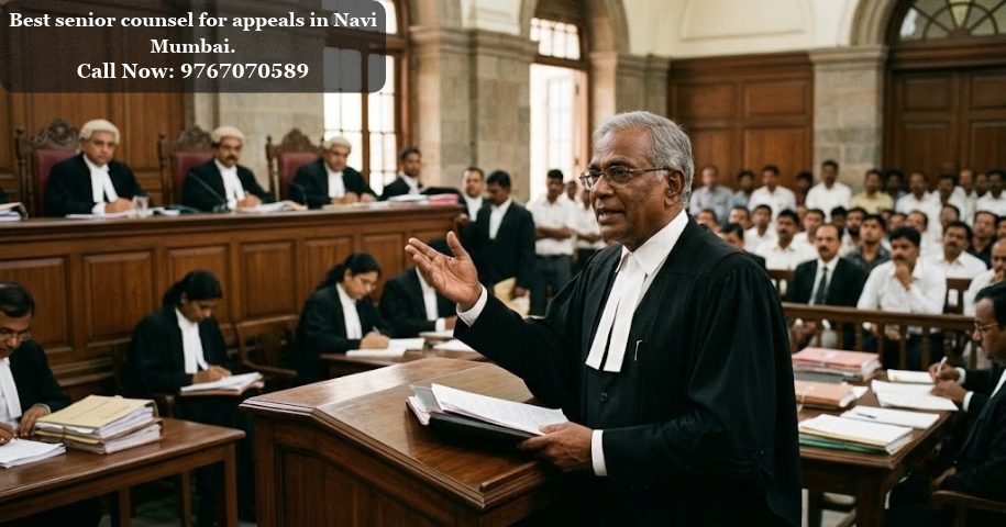 Best senior counsel for appeals in Navi Mumbai.