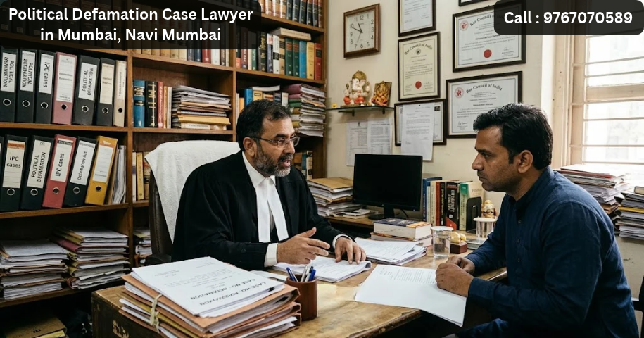 Political Defamation Case Lawyer in Mumbai, Navi Mumbai